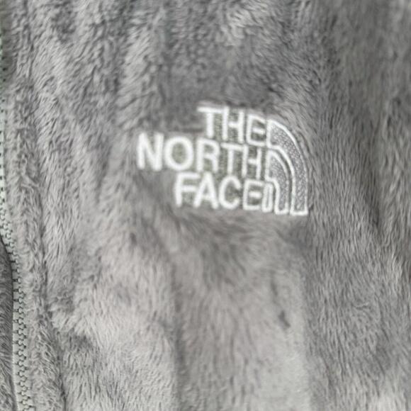 North Face jacket womens medium M gray osito fuzzy summit series outdoor hiking - Picture 2 of 7